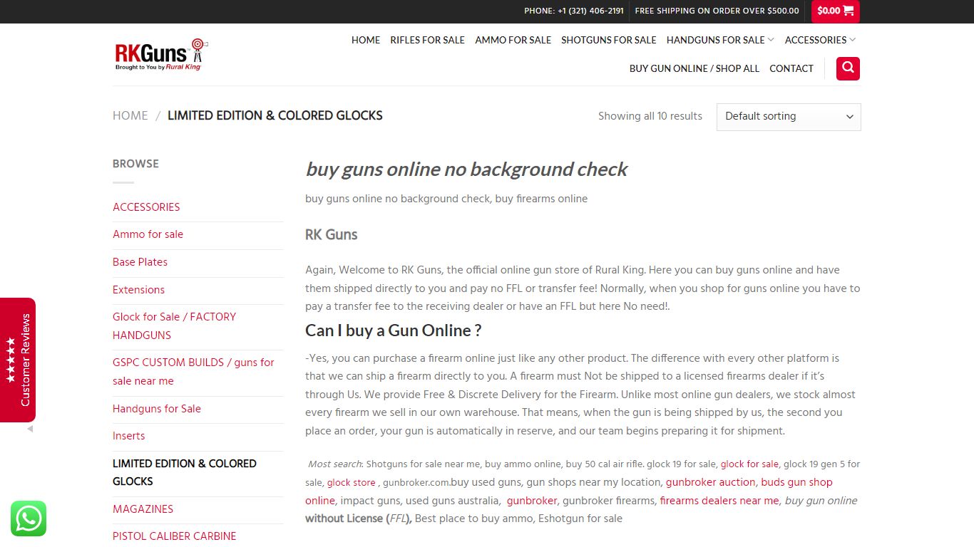 buy guns online no background check